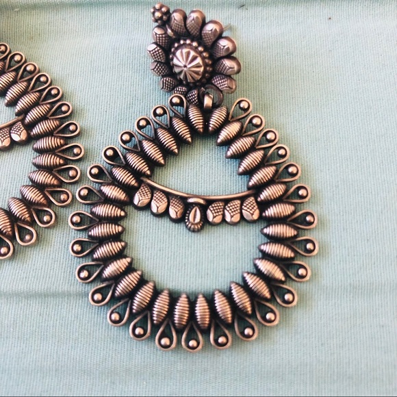 .925 Sterling Silver Boho Earrings - Picture 3 of 5